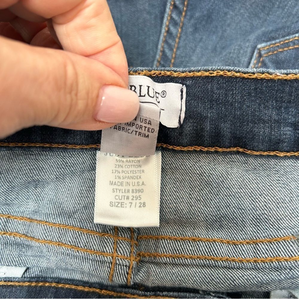 Judy Blue High‎ Waist Skinny Non Distressed Jeans Style #8390 size 7/28 - Picture 3 of 5